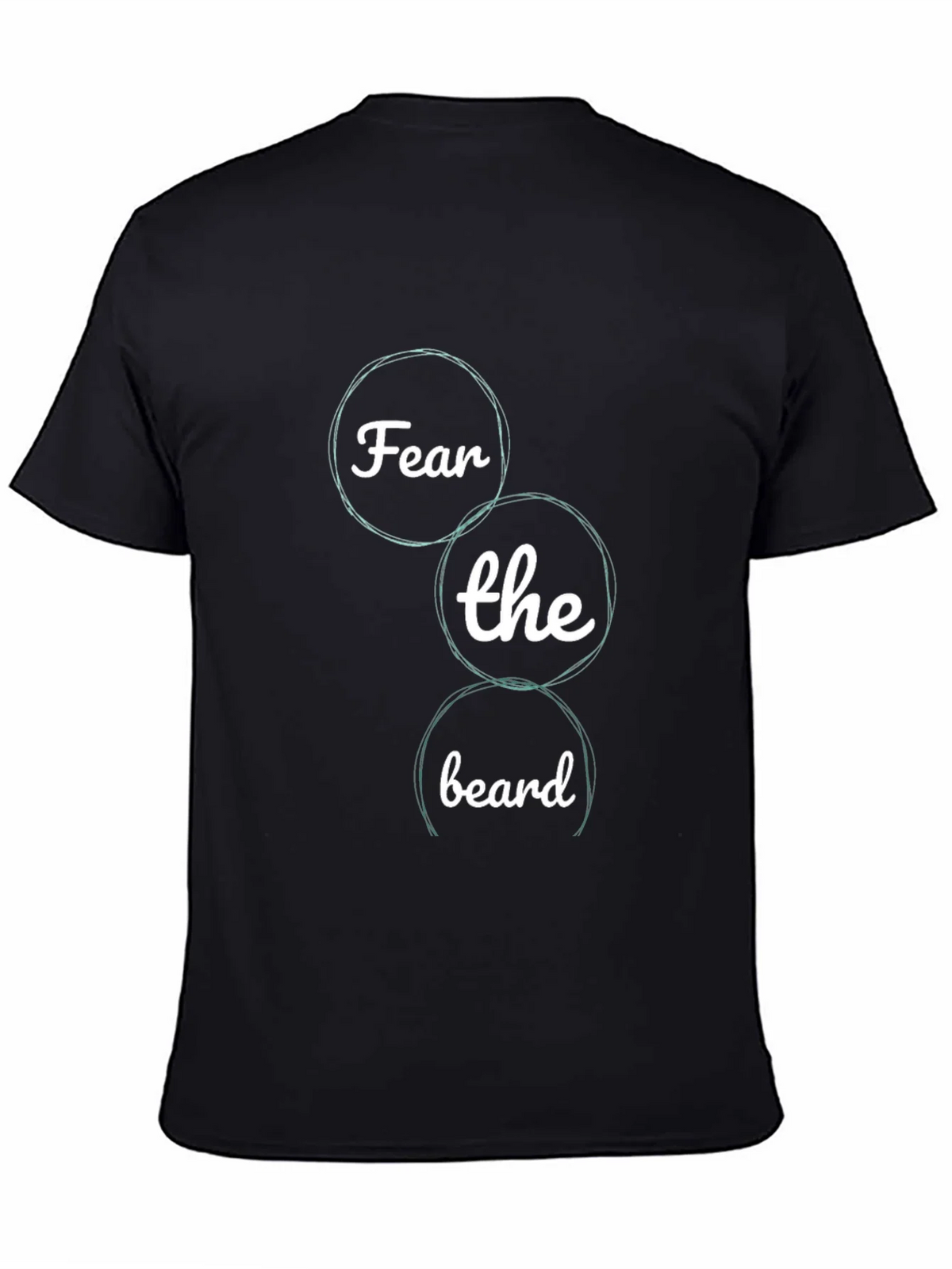 Fear the Beard Graphic Tee - Black Cotton T-Shirt product image 4