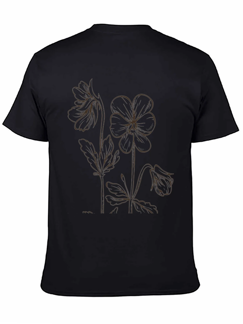 Floral Outline Graphic Tee product image 4