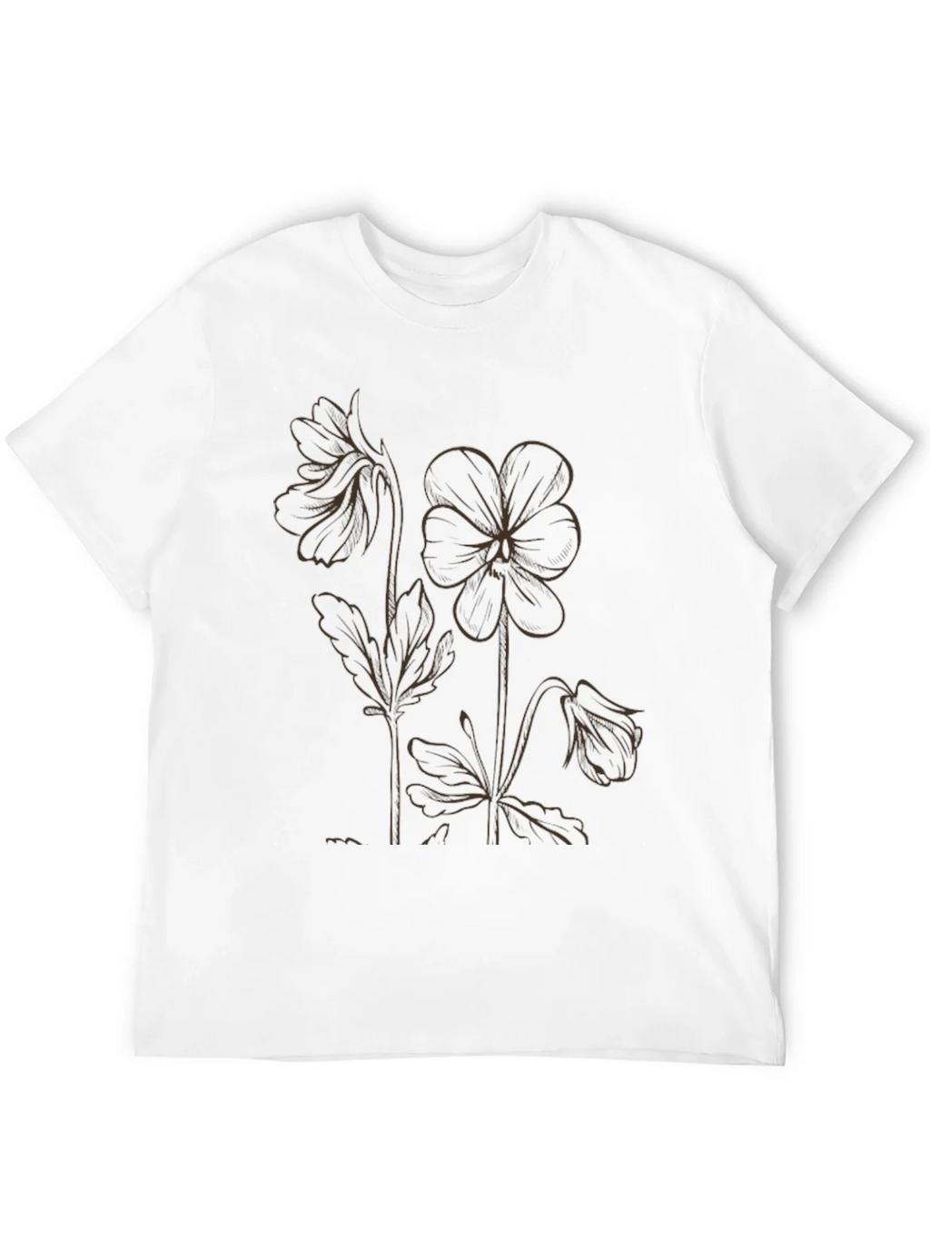 Floral Outline Graphic Tee product image 11