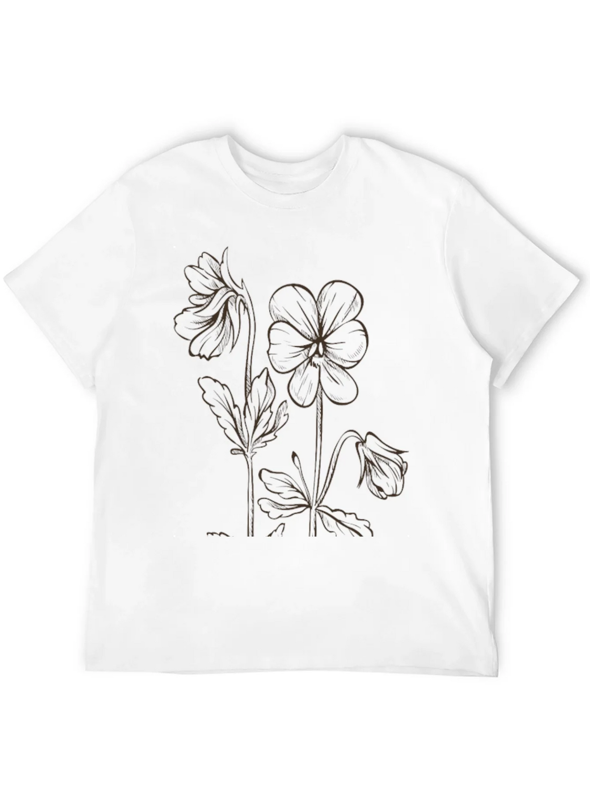 Floral Outline Graphic Tee product image 11