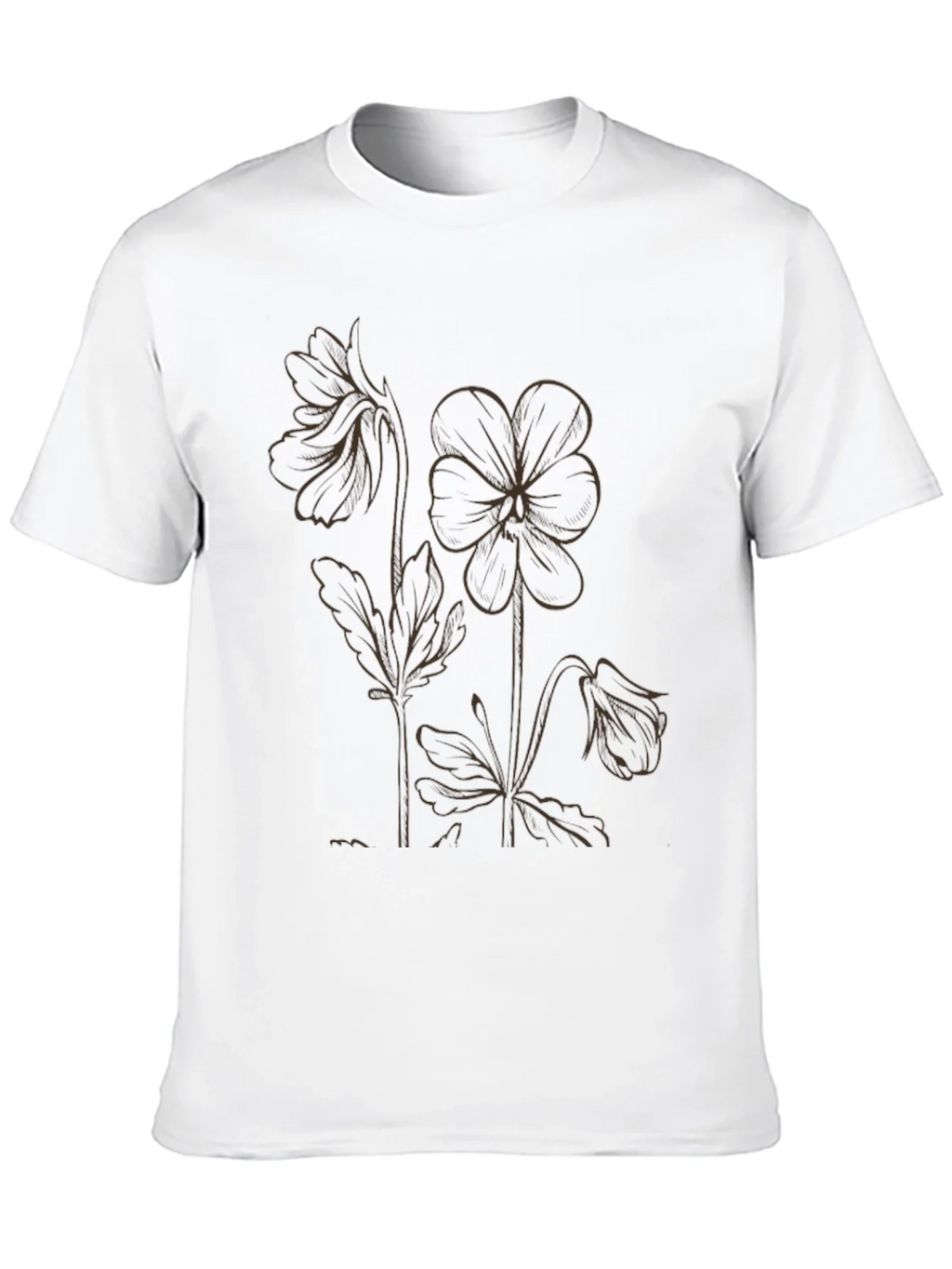 Floral Outline Graphic Tee product image 9