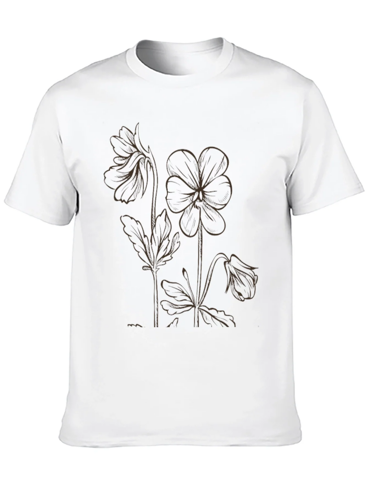 Floral Outline Graphic Tee product image 9