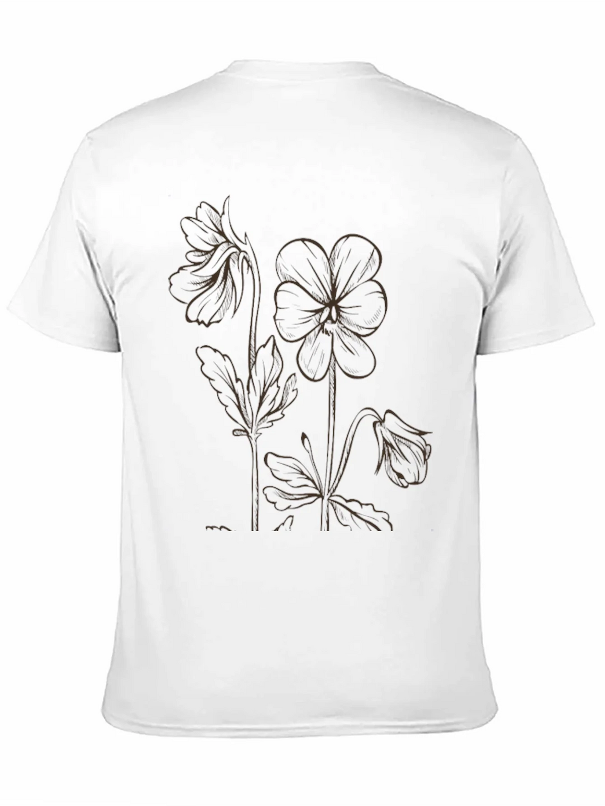 Floral Outline Graphic Tee product image 10