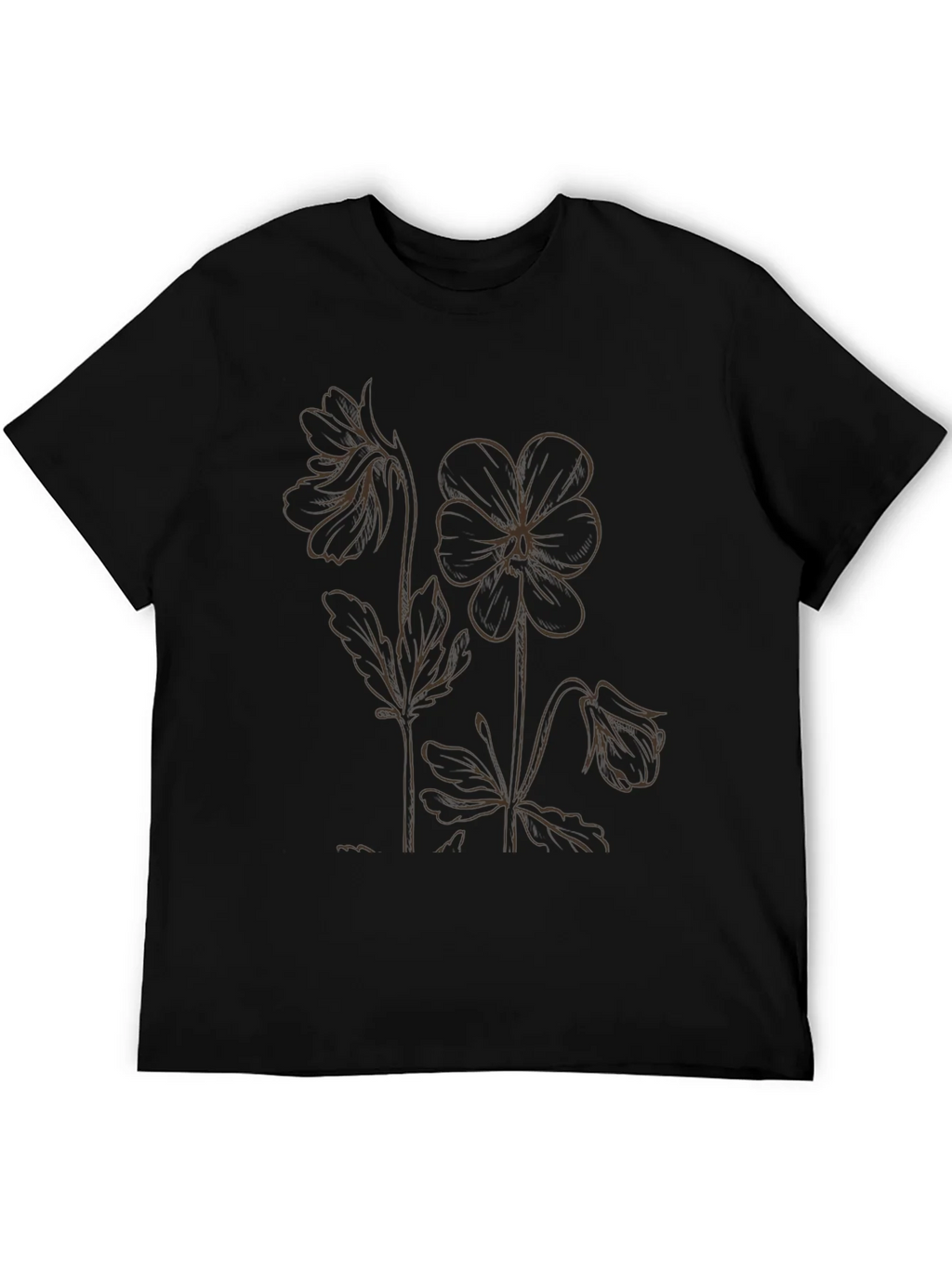 Floral Outline Graphic Tee product image 5