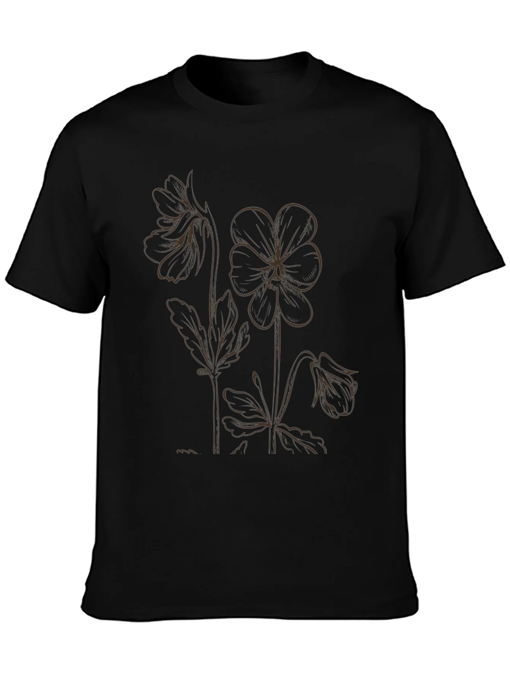 Floral Outline Graphic Tee product image 3