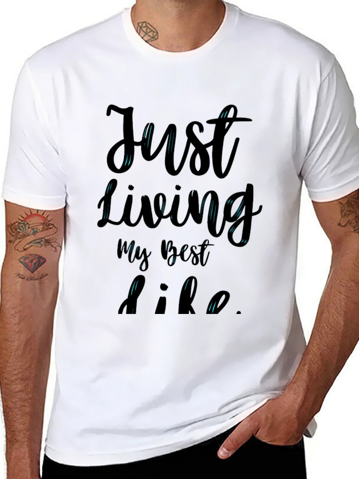 Just Living My Best Life T-Shirt product image 7