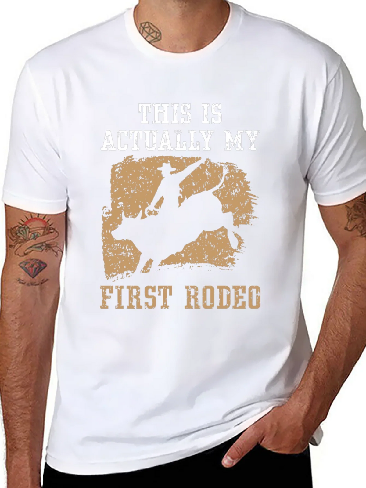 This Is Actually My First Rodeo Graphic Tee product image 7