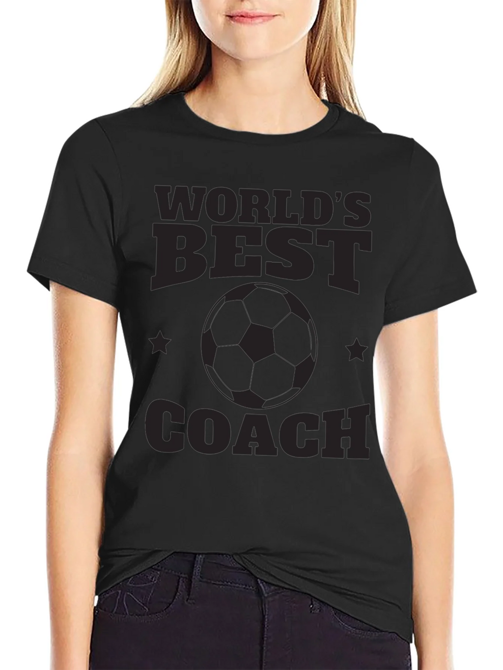 Worlds Best Coach Graphic Tee - Soccer Fan Apparel product image 2