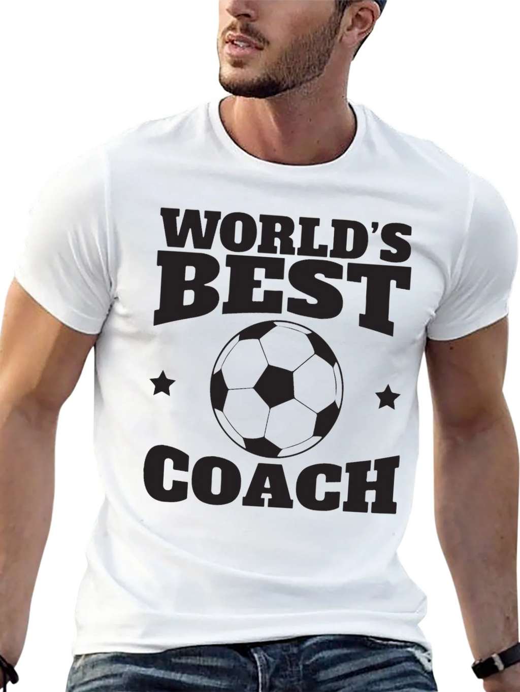 Worlds Best Coach Graphic Tee - Soccer Fan Apparel product image 12
