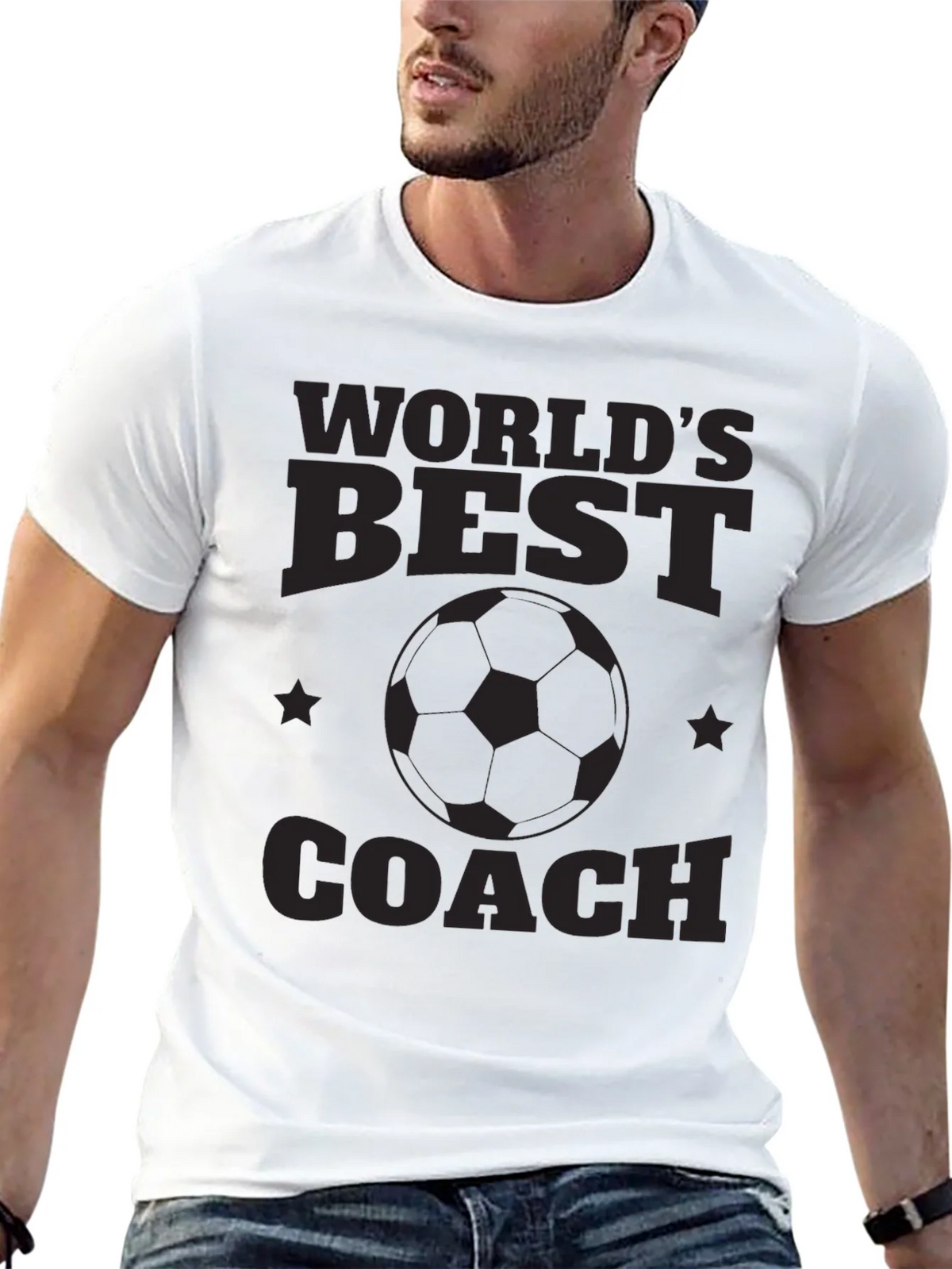 Worlds Best Coach Graphic Tee - Soccer Fan Apparel product image 12