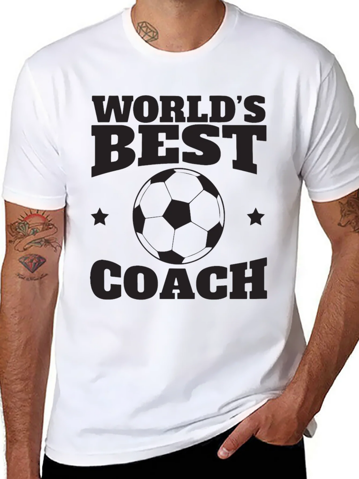 Worlds Best Coach Graphic Tee - Soccer Fan Apparel product image 7