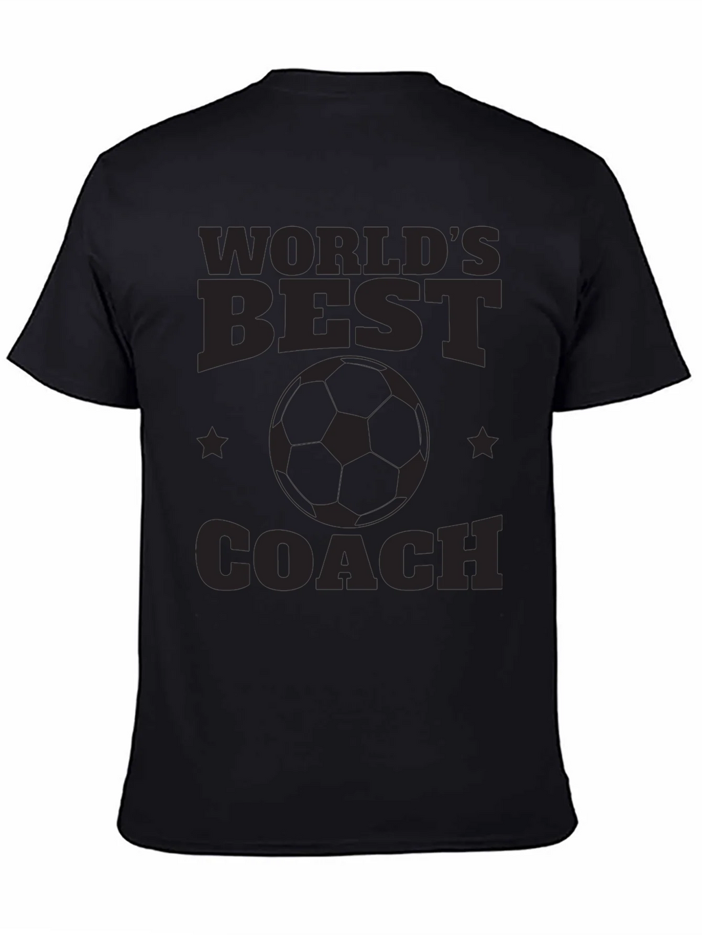 Worlds Best Coach Graphic Tee - Soccer Fan Apparel product image 4