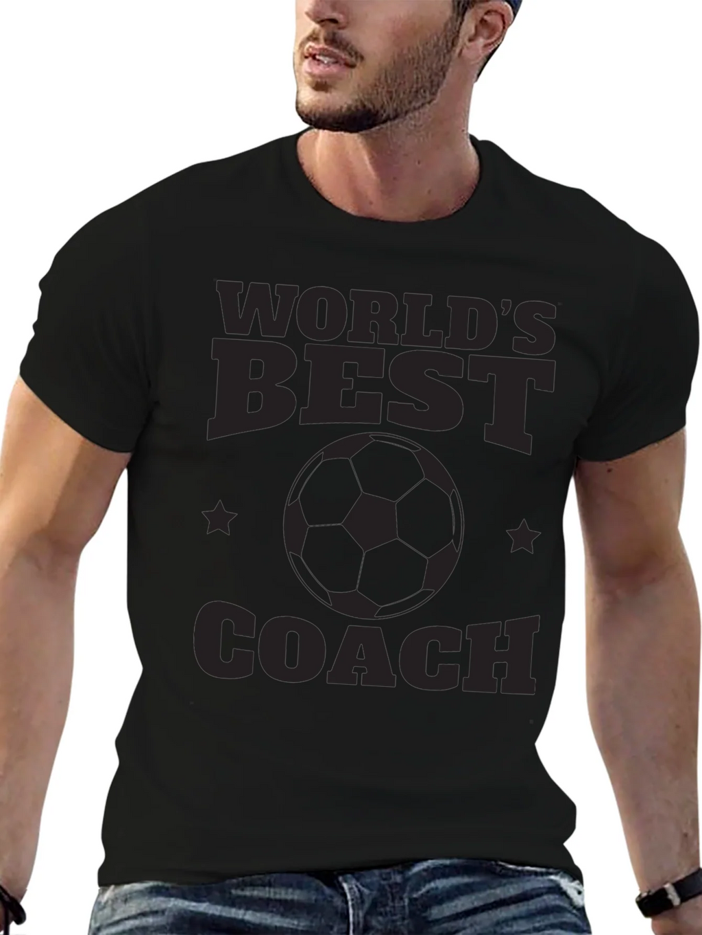 Worlds Best Coach Graphic Tee - Soccer Fan Apparel product image 6