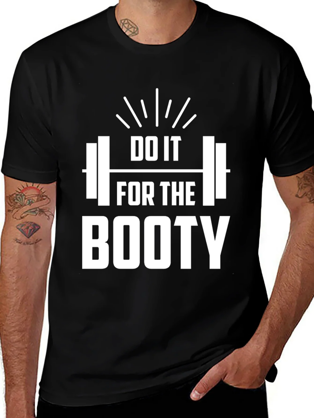 Do It For The Booty T-Shirt - Gym Workout Apparel product image 1