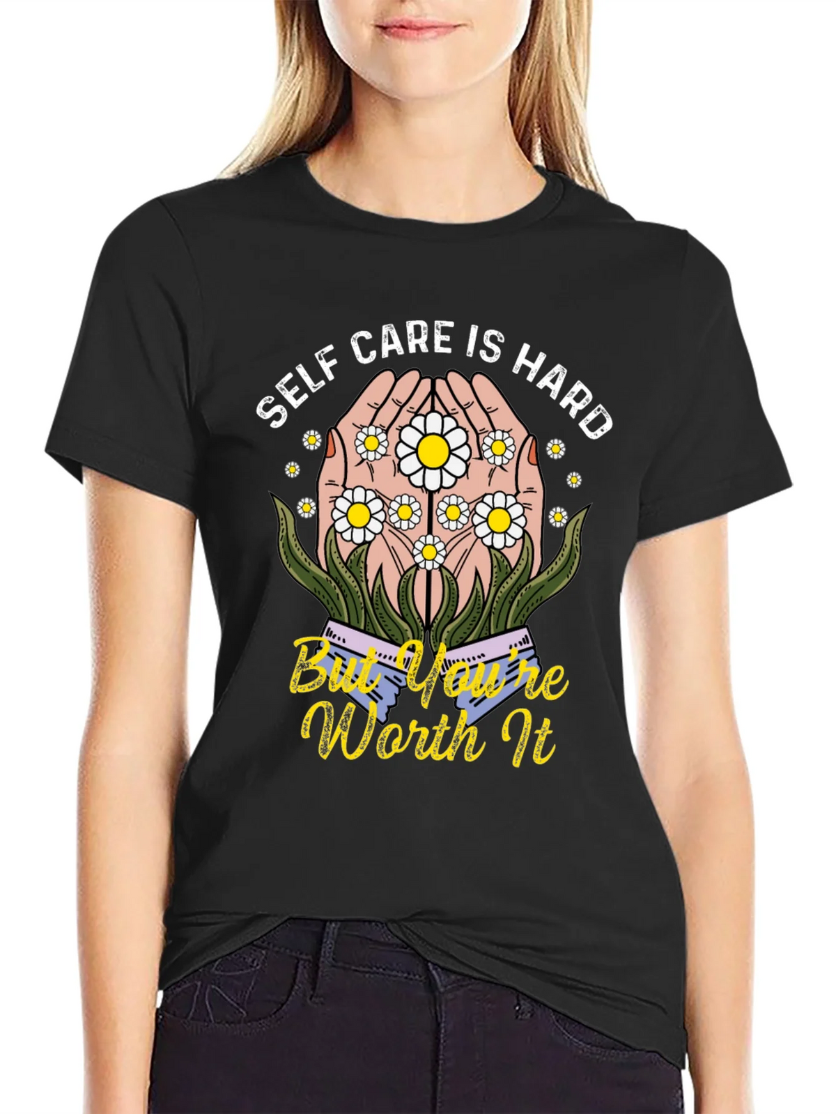 Self Care T-Shirt - Youre Worth It Graphic Tee product image 2
