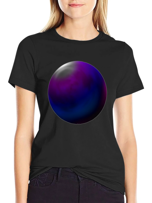 Abstract Orb Graphic Tee - Black Unisex T-Shirt product image 2