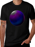 Abstract Orb Graphic Tee - Black Unisex T-Shirt product image 1