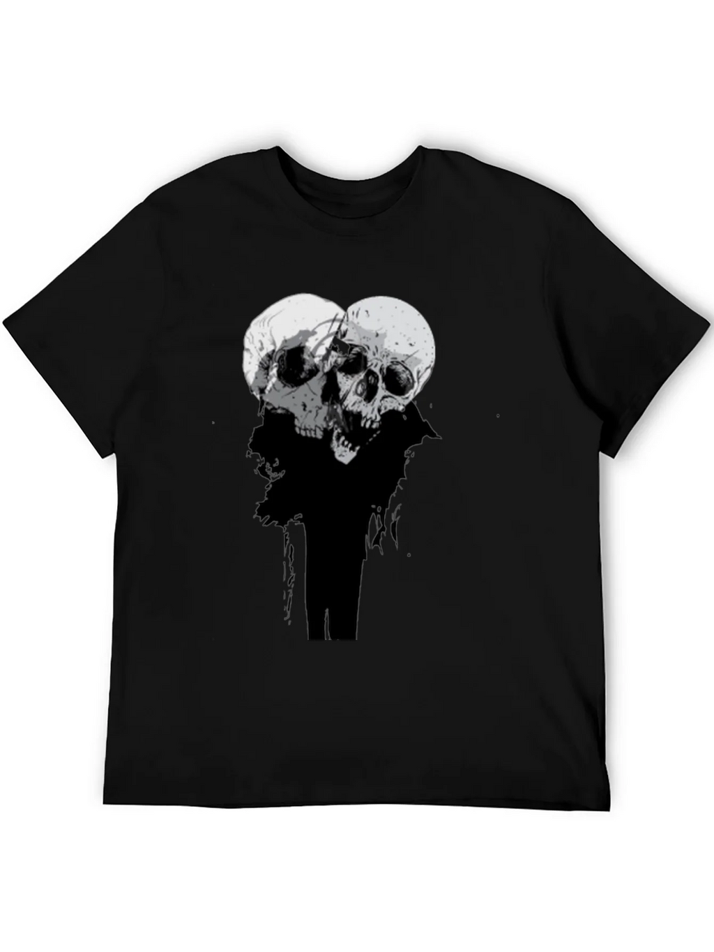 Skull Duo Graphic Tee - Mens Black T-Shirt product image 5