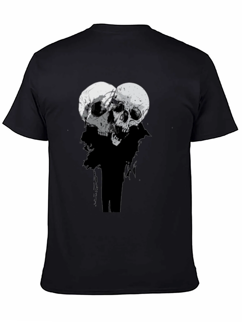 Skull Duo Graphic Tee - Mens Black T-Shirt product image 4