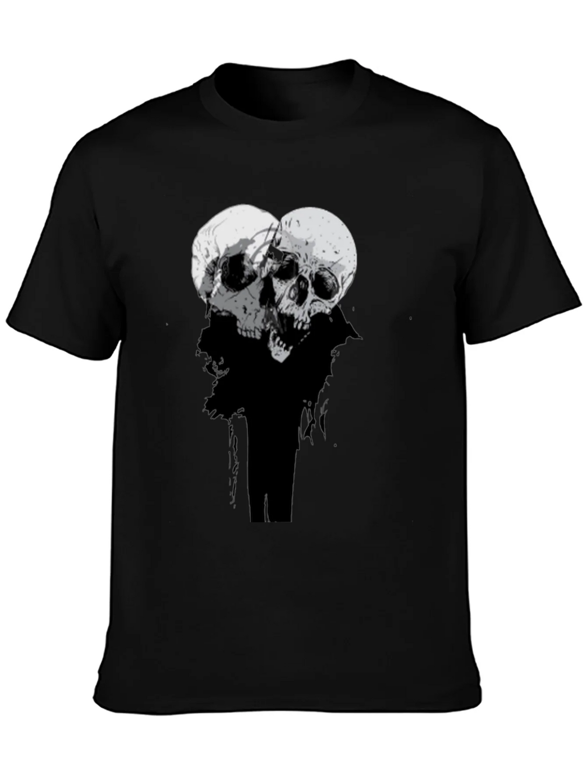 Skull Duo Graphic Tee - Mens Black T-Shirt product image 3