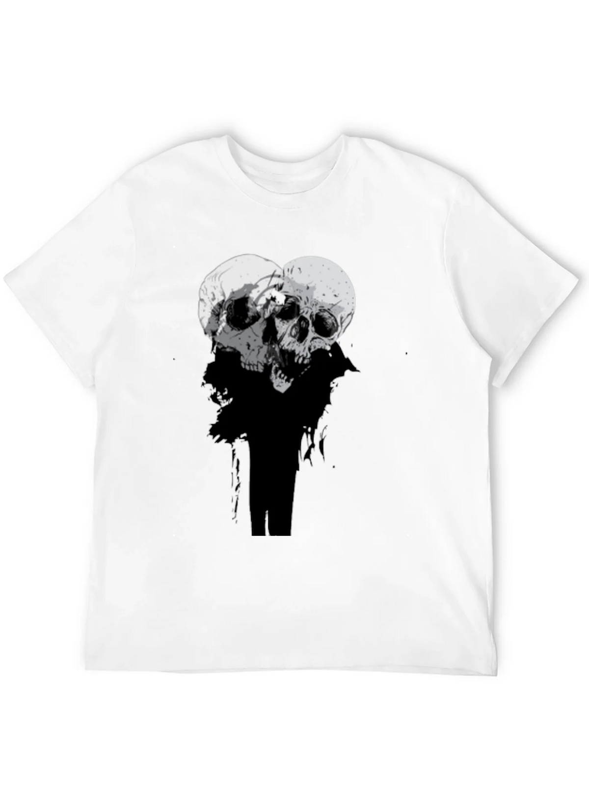 Skull Duo Graphic Tee - Mens Black T-Shirt product image 11