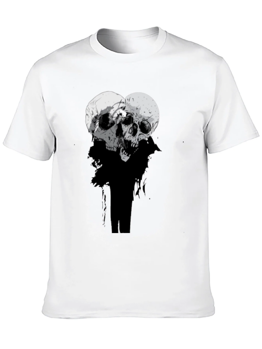 Skull Duo Graphic Tee - Mens Black T-Shirt product image 9