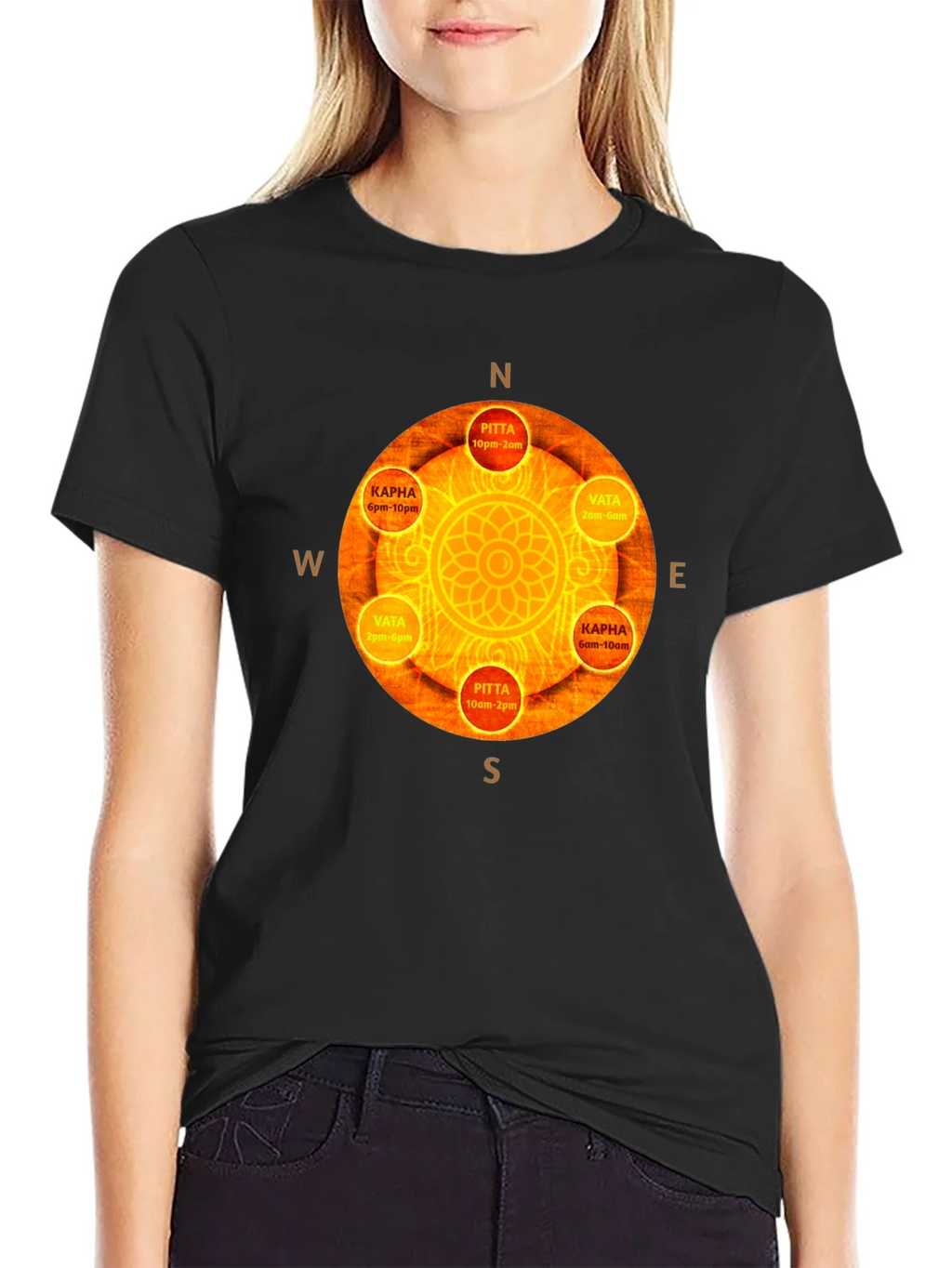 Dosha Time Circle Graphic Tee product image 2