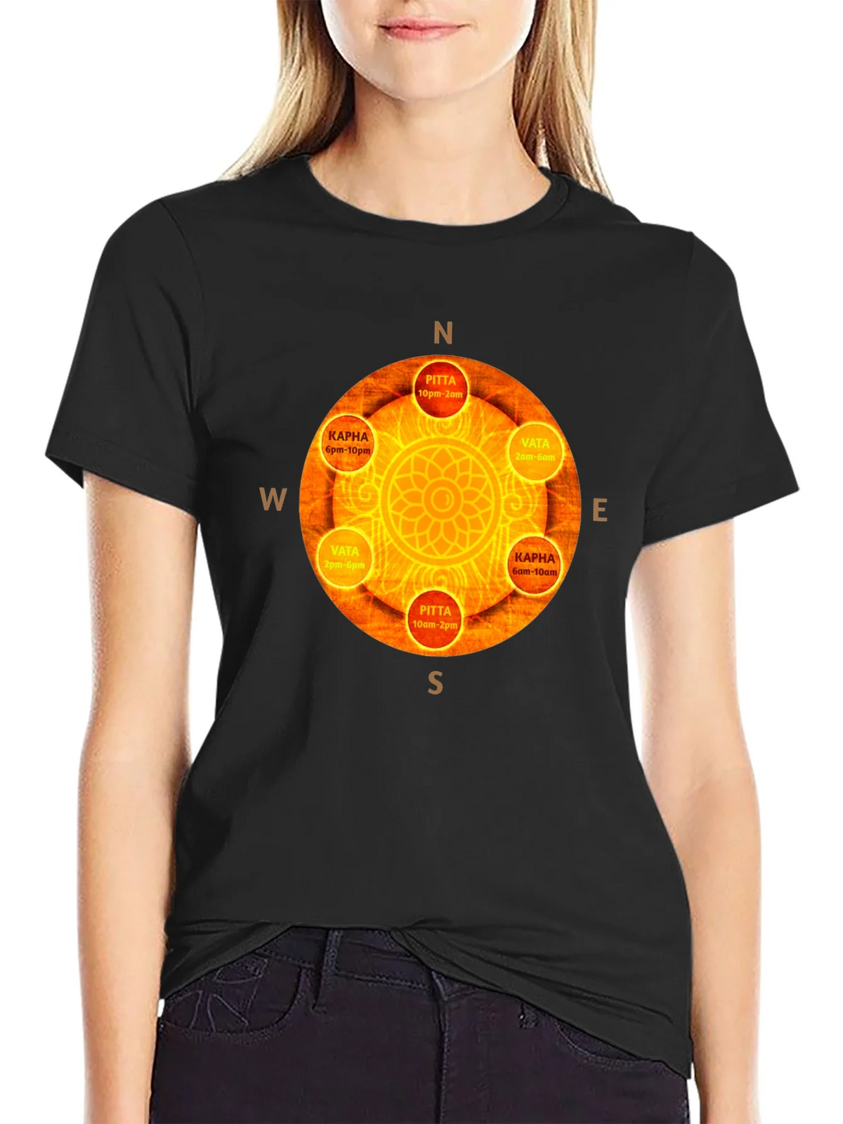 Dosha Time Circle Graphic Tee product image 2