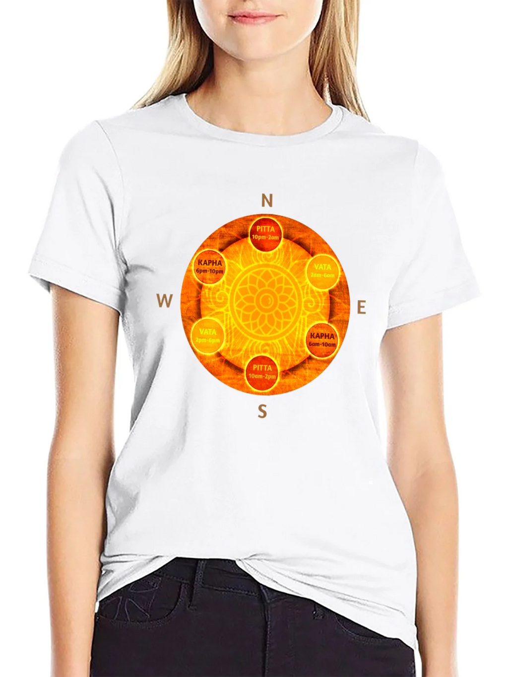Dosha Time Circle Graphic Tee product image 8