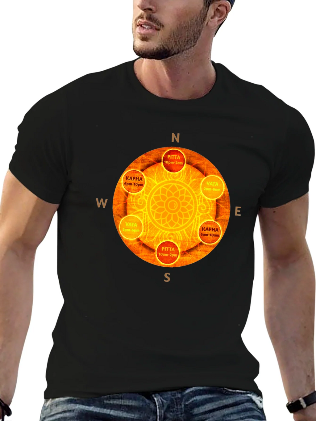 Dosha Time Circle Graphic Tee product image 6