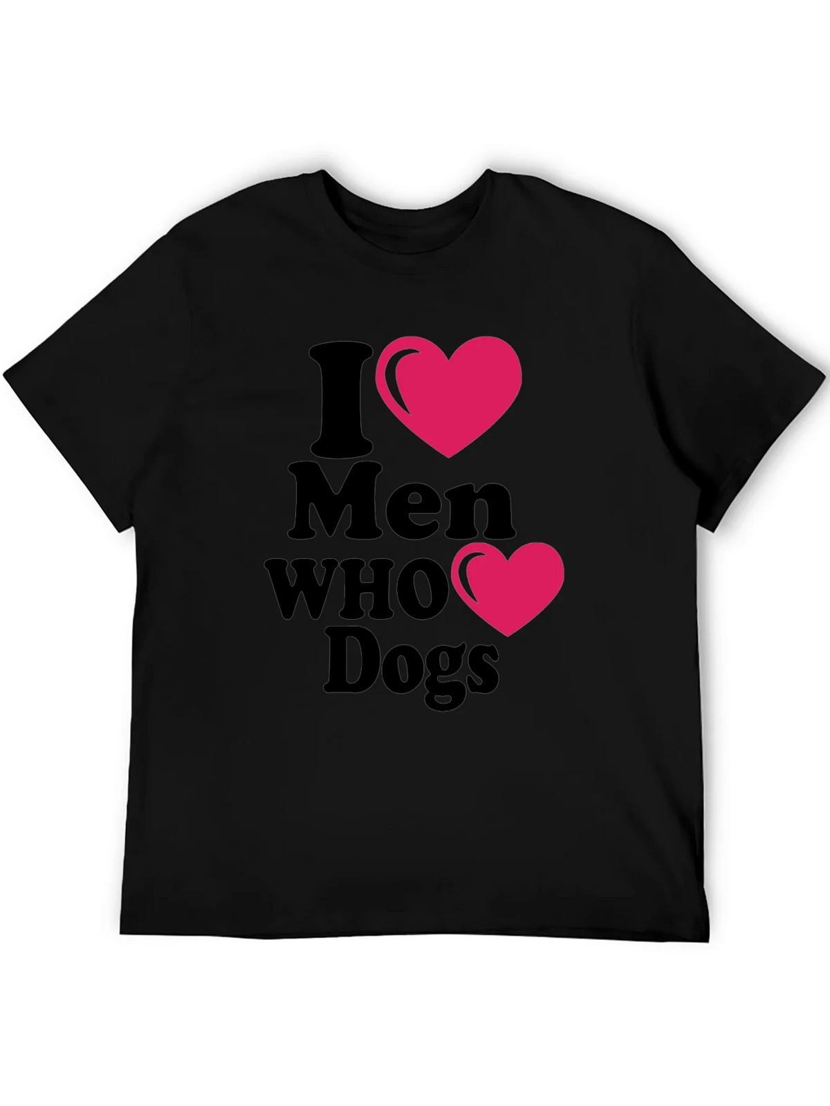 I Heart Men Who Love Dogs T-Shirt product image 5