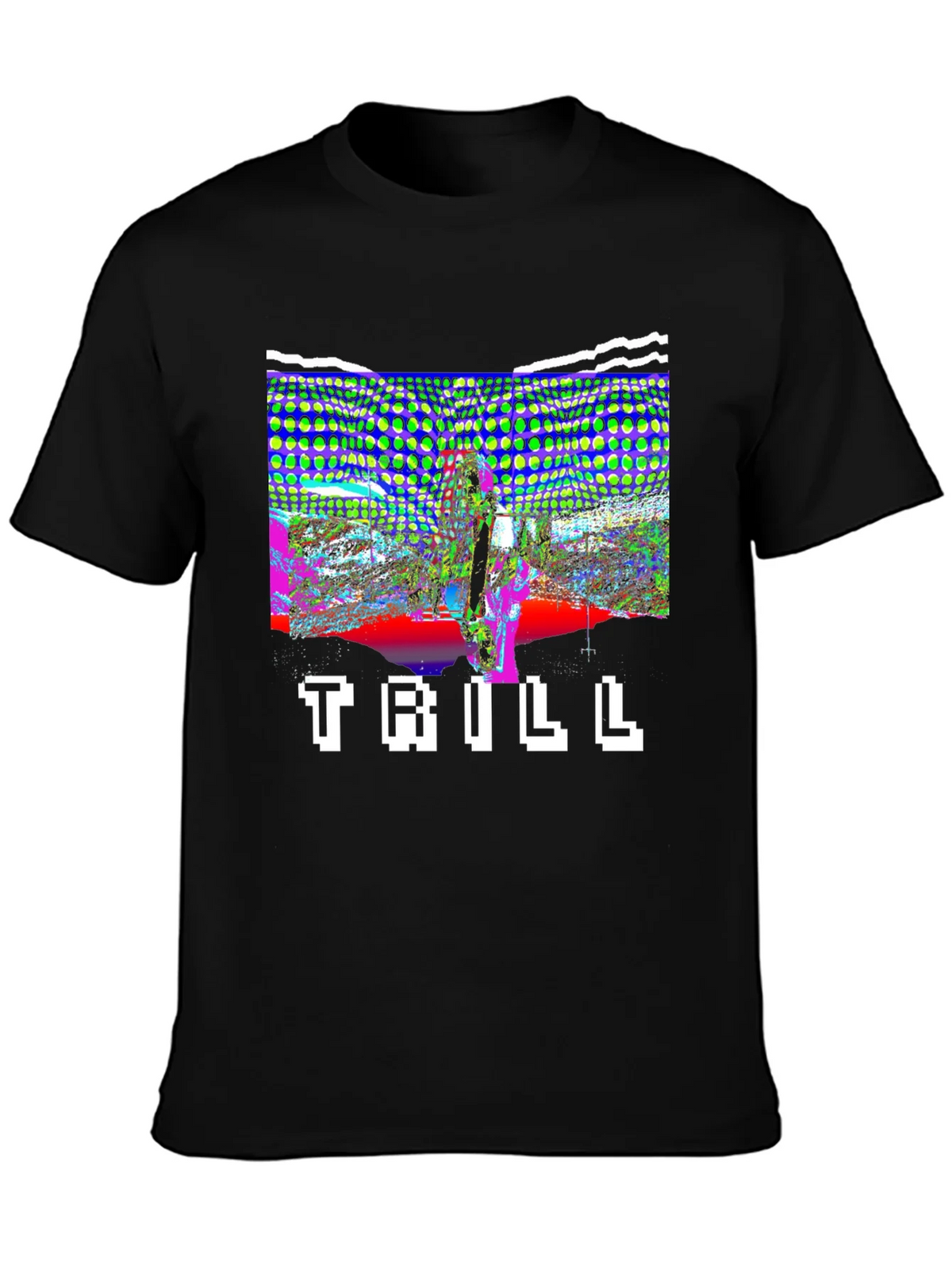 Trill Graphic Print Black T-Shirt product image 3