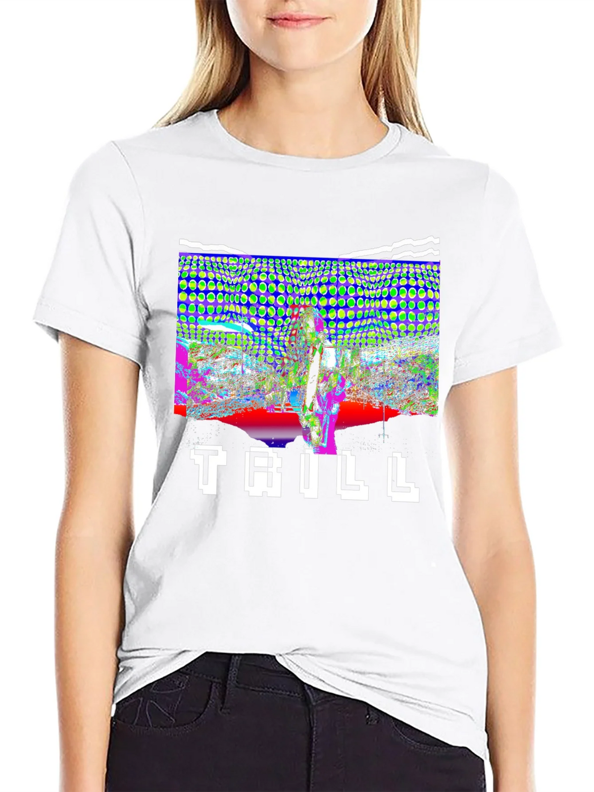 Trill Graphic Print Black T-Shirt product image 8