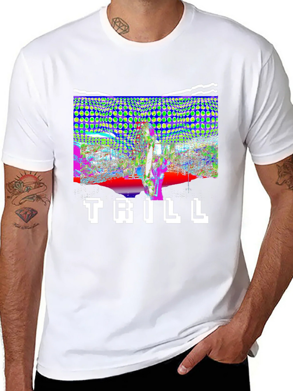 Trill Graphic Print Black T-Shirt product image 7