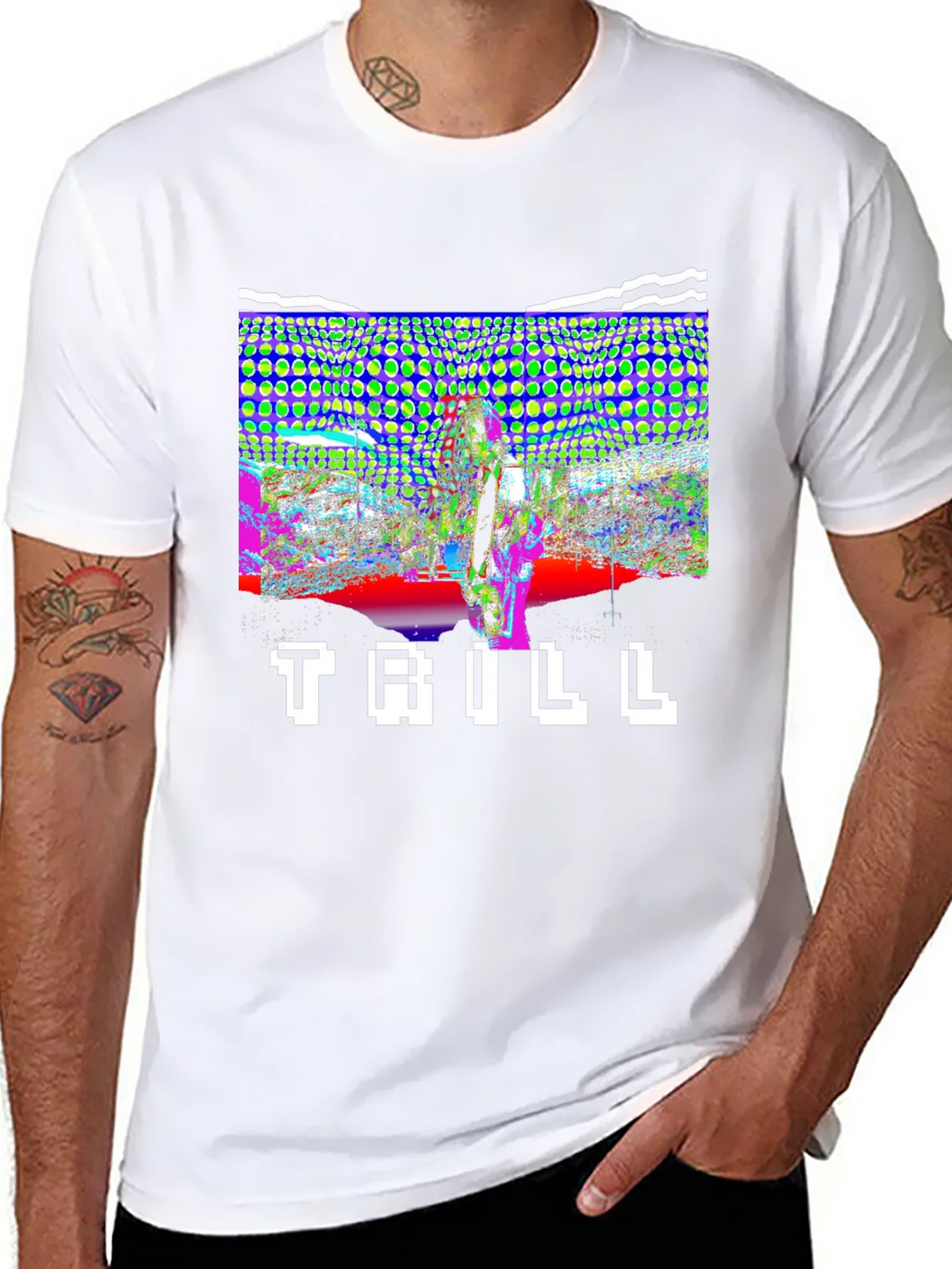 Trill Graphic Print Black T-Shirt product image 7