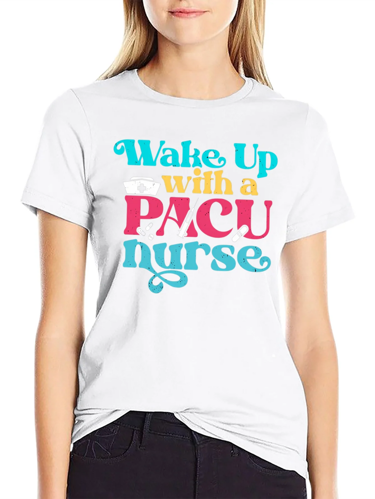 PACU Nurse T-Shirt - Wake Up With a product image 8