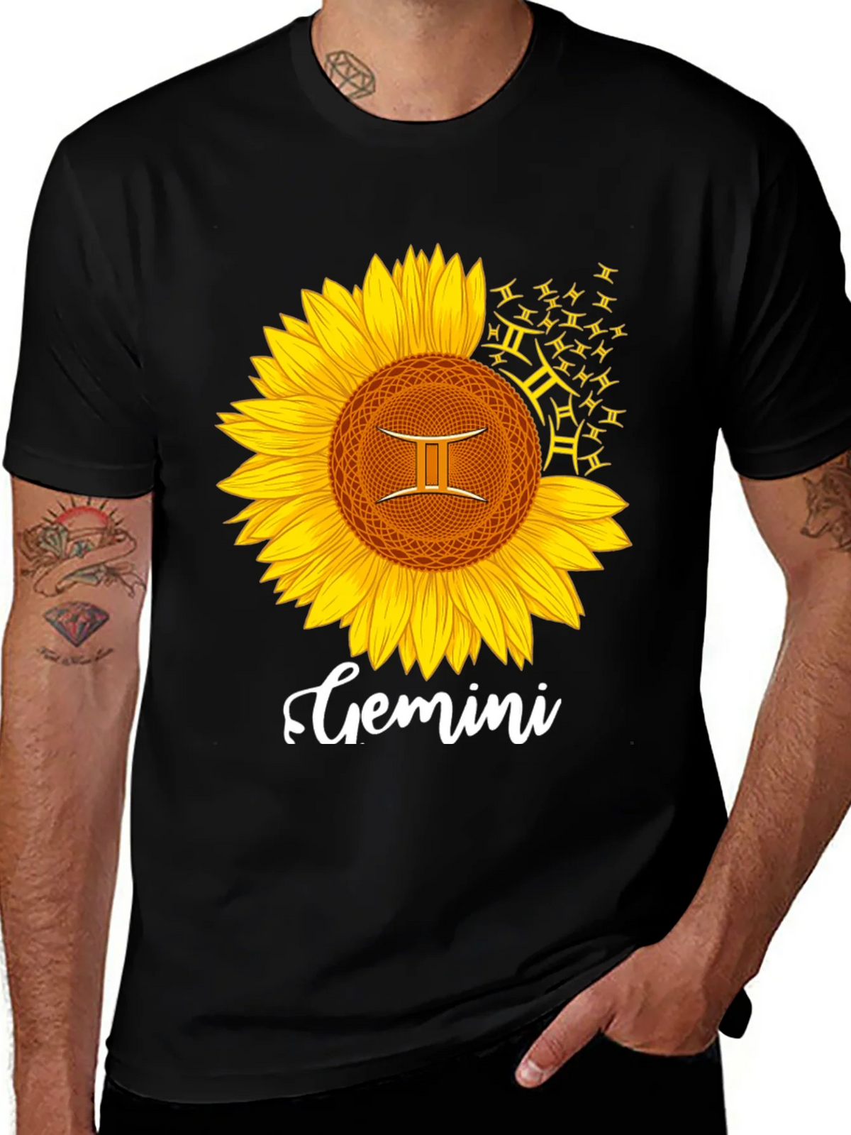 Gemini Sunflower Graphic Tee product image 1