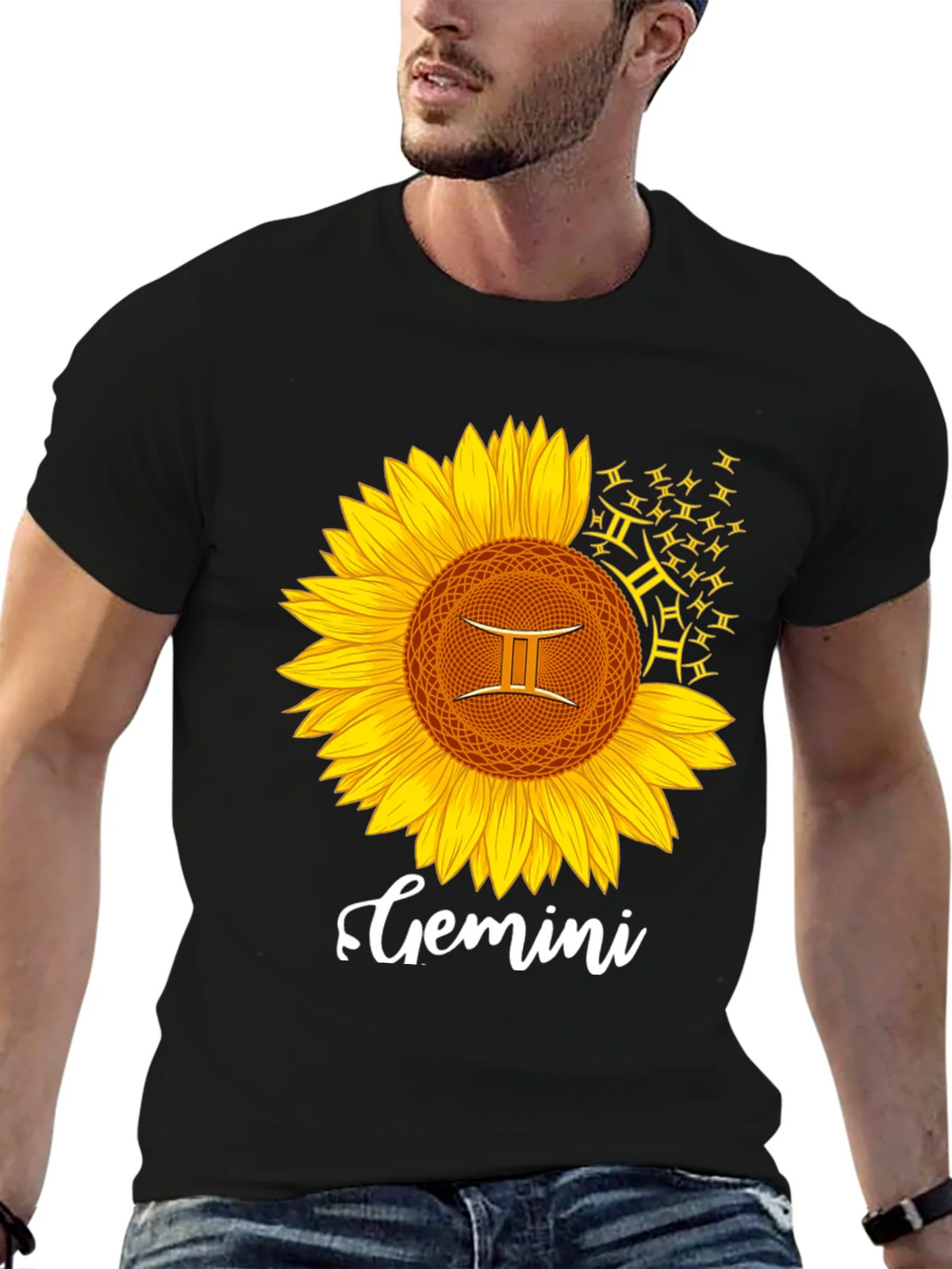 Gemini Sunflower Graphic Tee product image 6