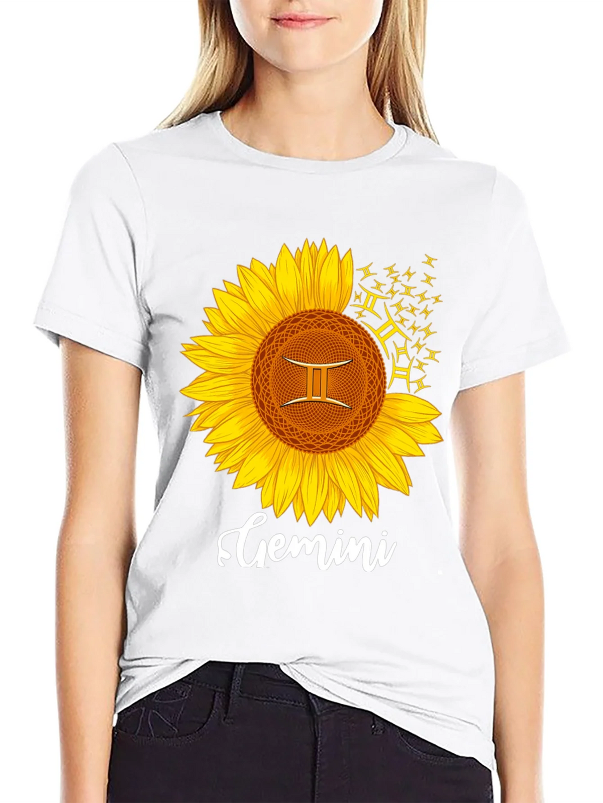 Gemini Sunflower Graphic Tee product image 8