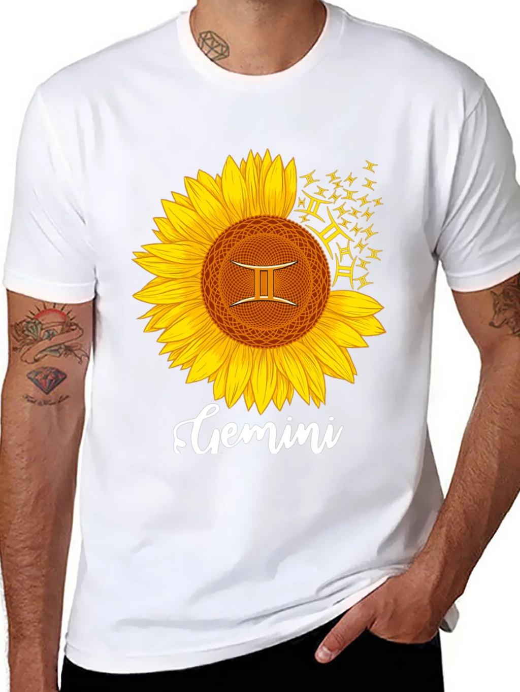Gemini Sunflower Graphic Tee product image 7