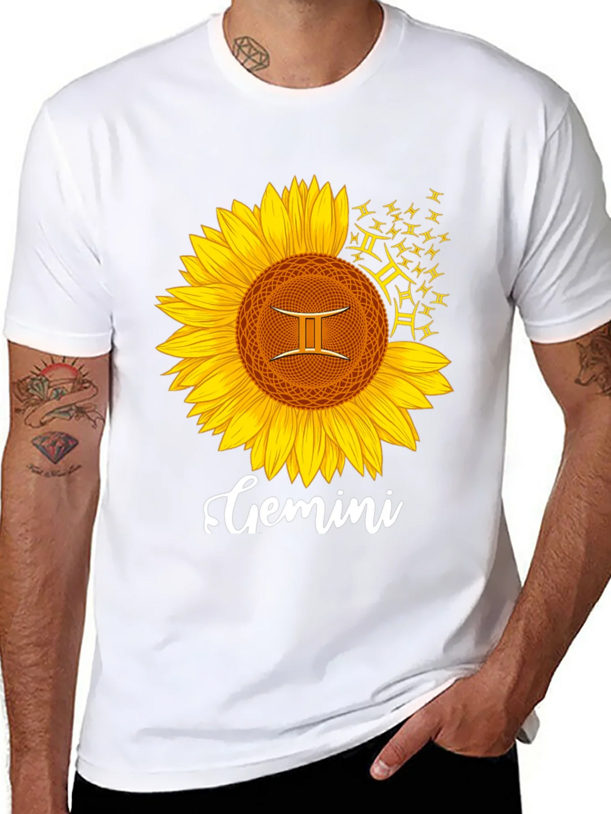 Gemini Sunflower Graphic Tee product image 7