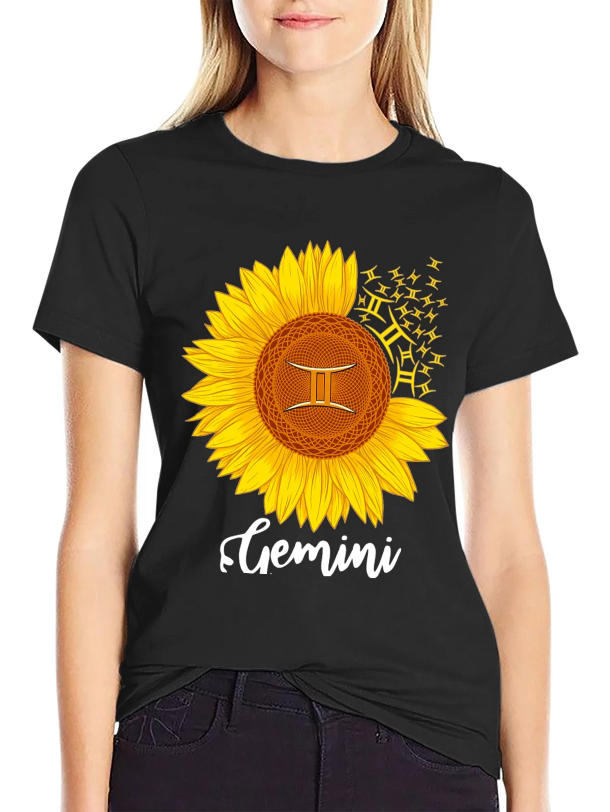 Gemini Sunflower Graphic Tee product image 2