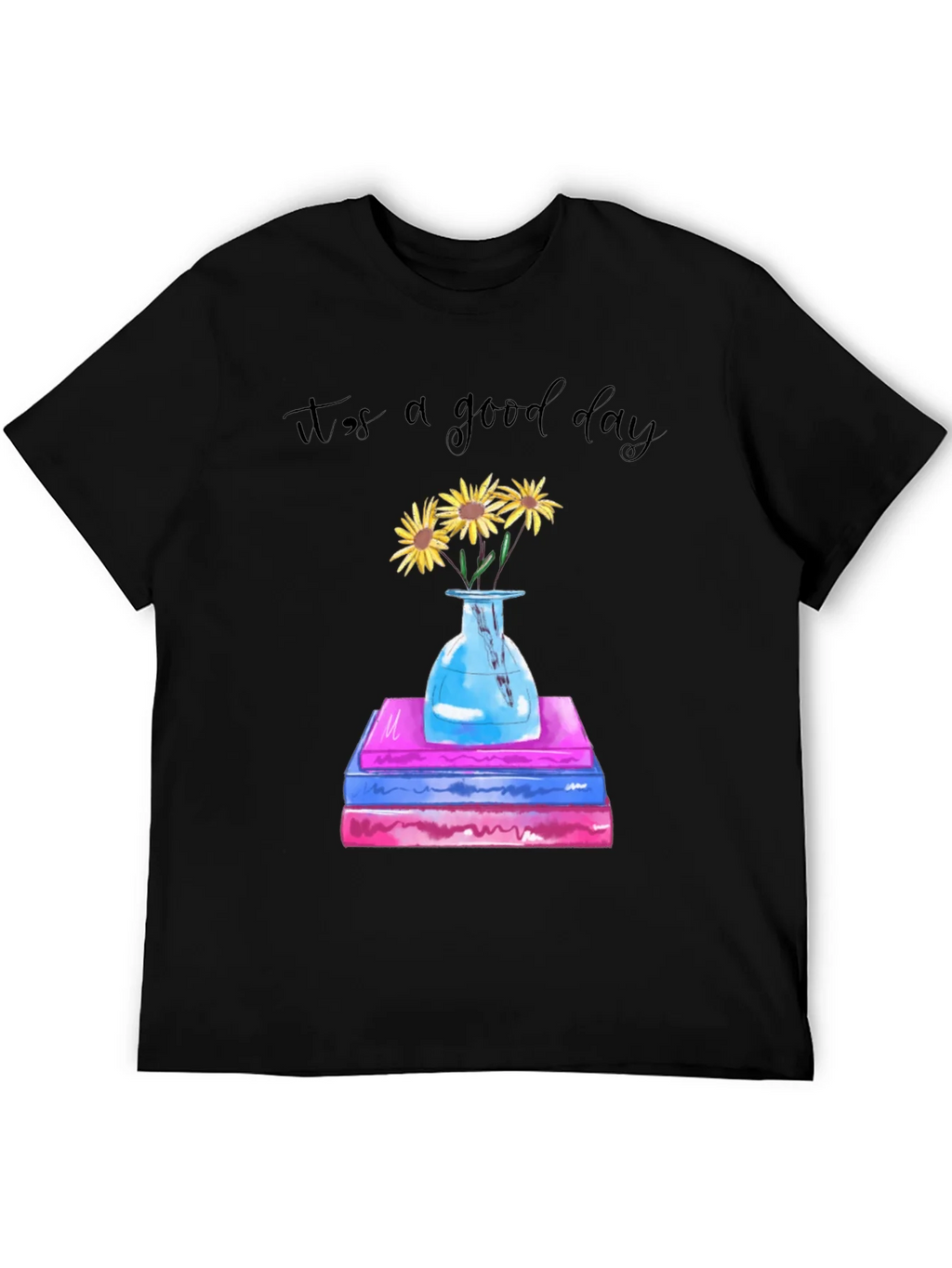 Its a Good Day Sunflower Books Graphic Tee product image 5