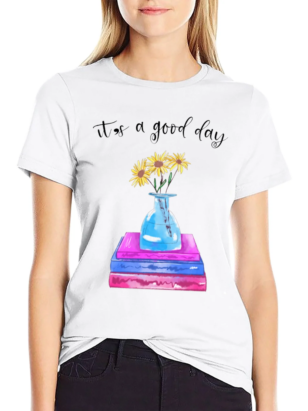 Its a Good Day Sunflower Books Graphic Tee product image 8