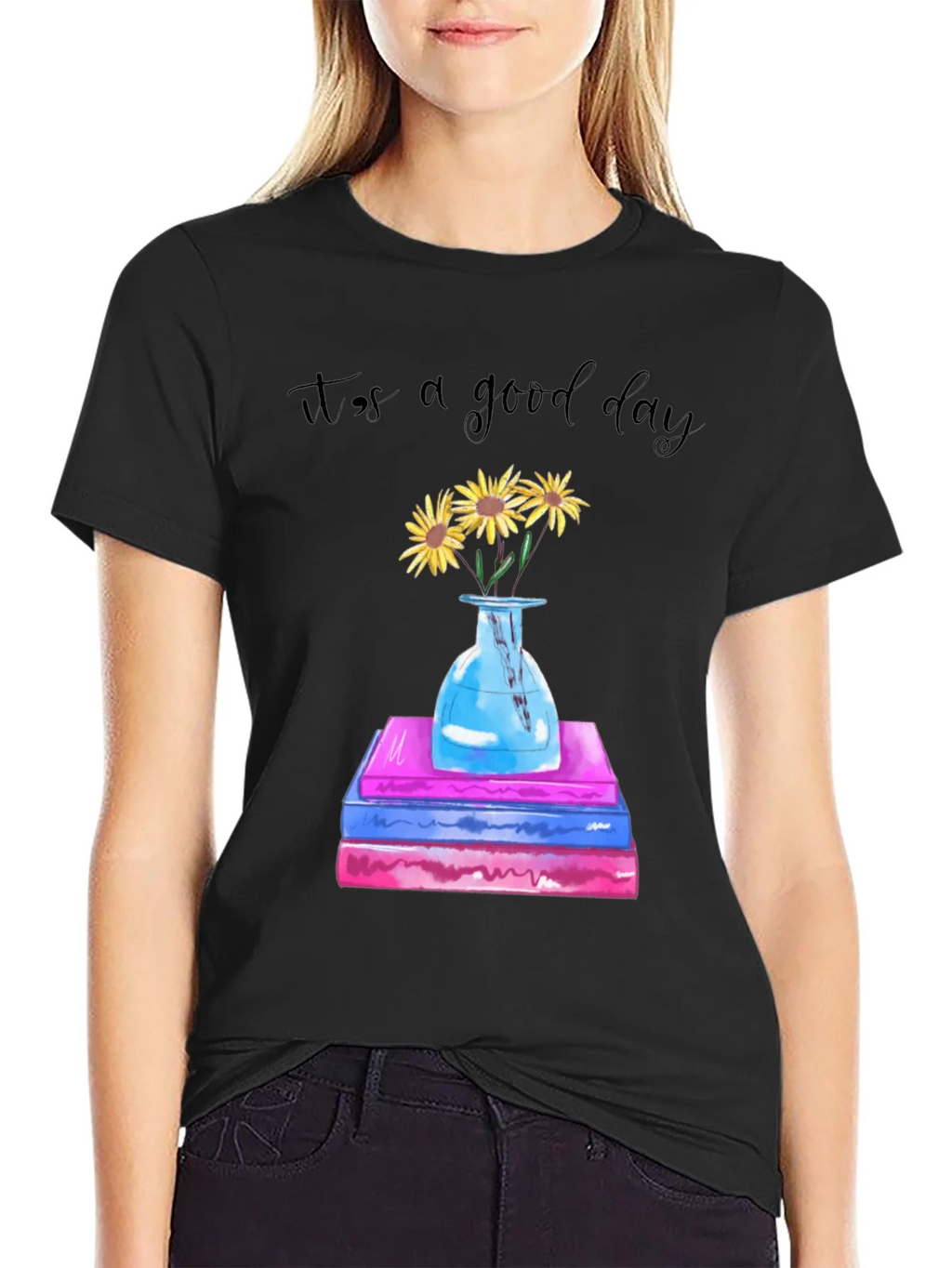 Its a Good Day Sunflower Books Graphic Tee product image 2