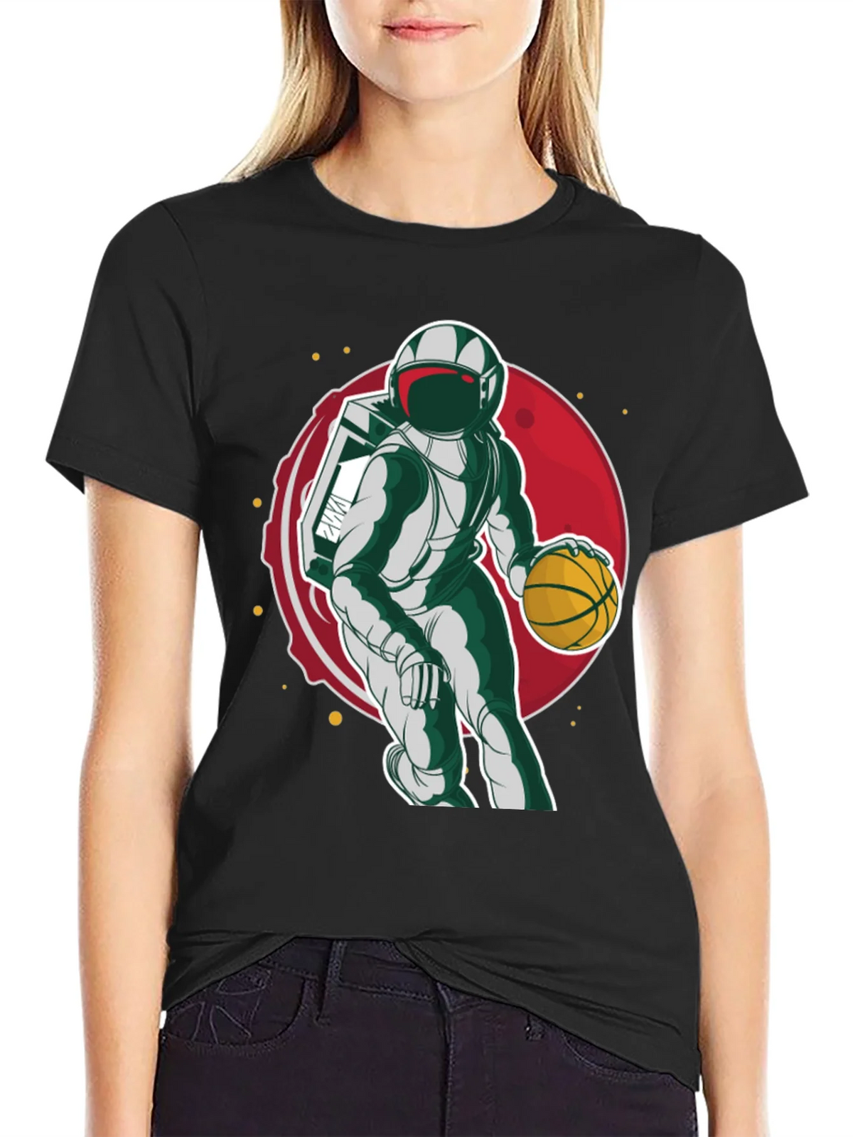 Astronaut Basketball T-Shirt product image 2