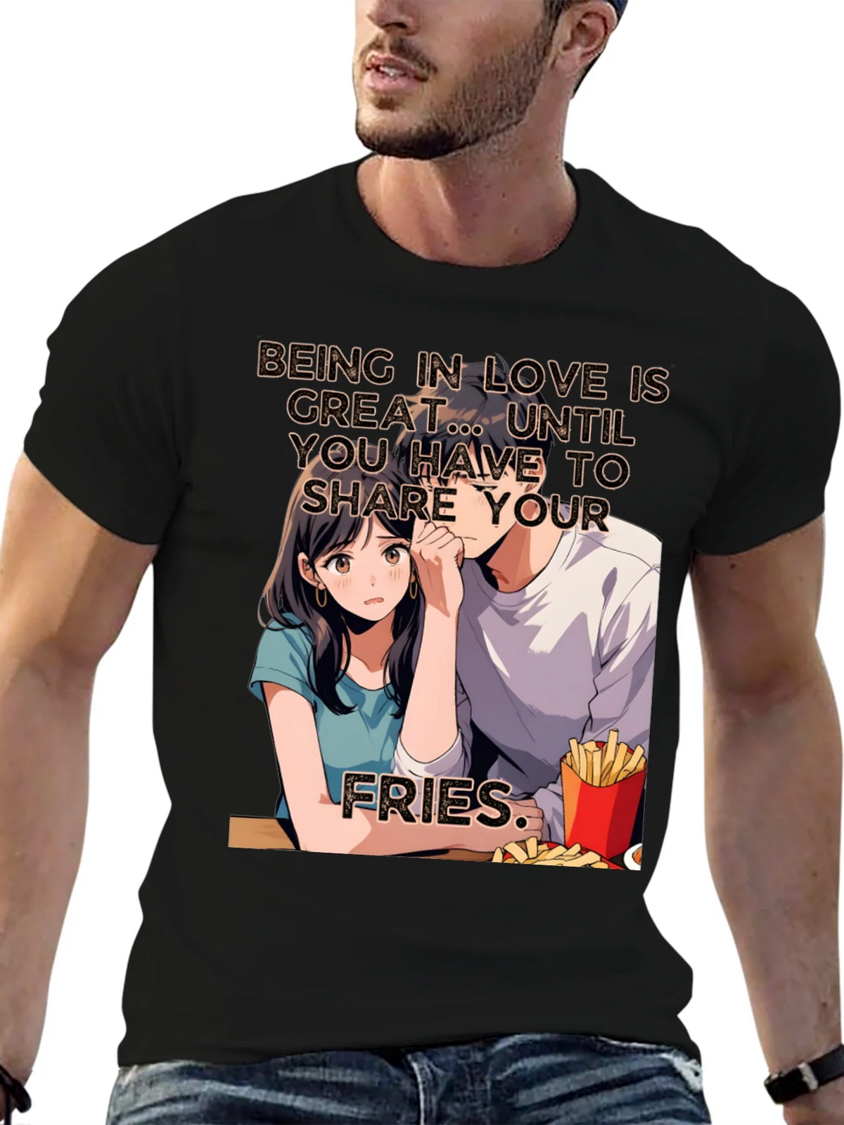 Share Your Fries Graphic T-Shirt product image 6