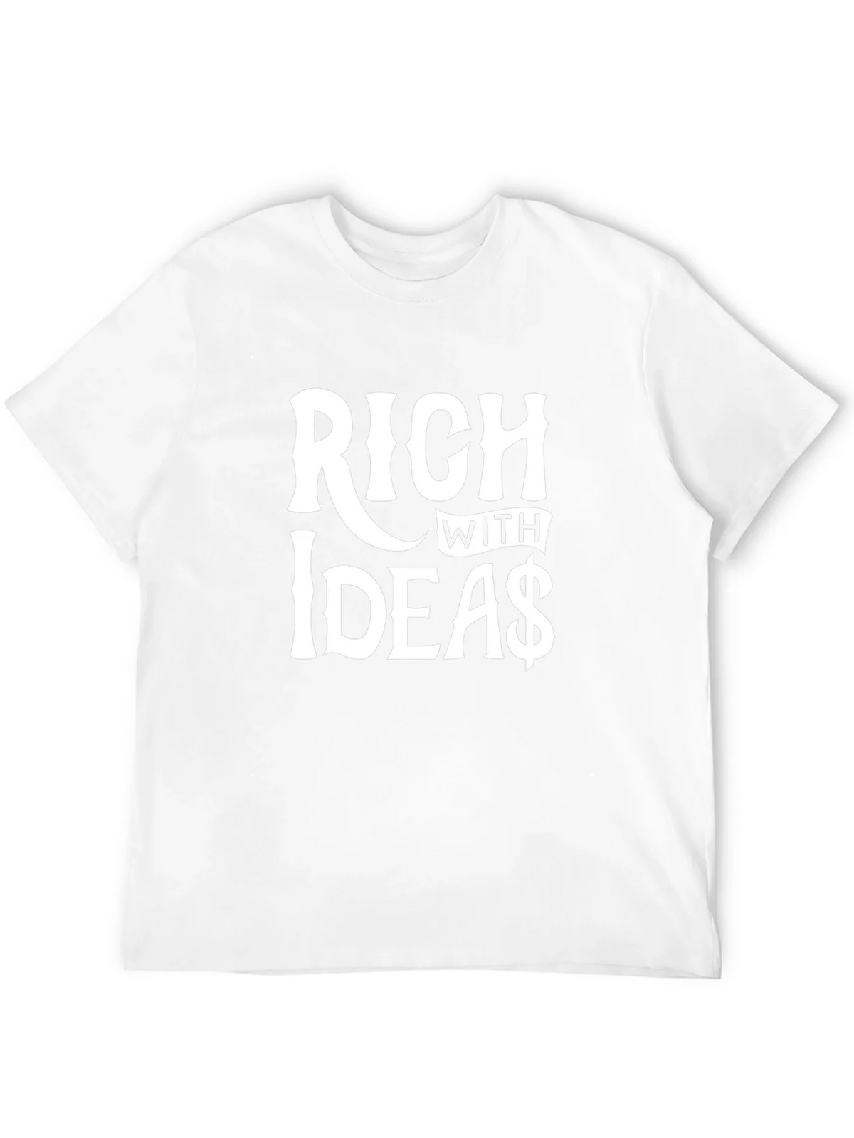 Rich with Ideas Graphic T-Shirt - Black Crew Neck Tee product image 11