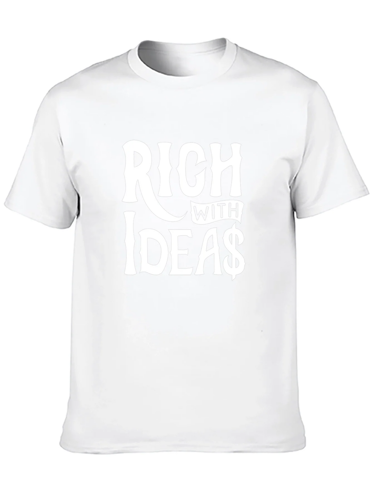 Rich with Ideas Graphic T-Shirt - Black Crew Neck Tee product image 9