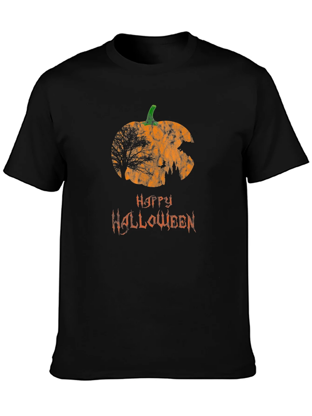 Happy Halloween Pumpkin Graphic Tee product image 3